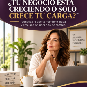 ¿TU NEGOCIO ESTÁ CRECIENDO O SOLO CRECE TU CARGA?